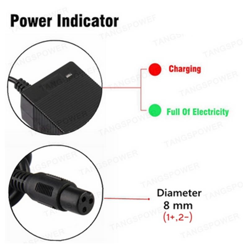 48V 2A Lead Acid Battery Charger 57.6V 2A Charging Lead-acid Battery Pack Charger Power Tool Charger Fast Charging