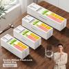 Food Grade Sealing Bags Small Size 30pcs Reusable Fresh-Keeping Ziplock Bags for Picnic and Refrigerator Storage