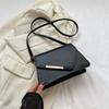Stylish Retro Textured Mini Crossbody Bag With Magnetic Closure In Five Colors