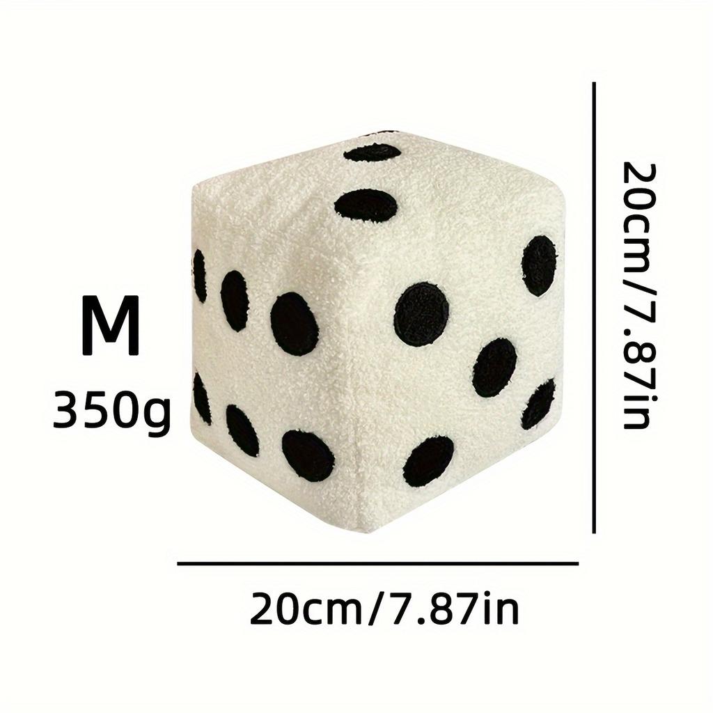 1pc Soft Throw Pillow 1pc Soft Decorative Dice Throw Pillow, Suitable for Living Room and Bedroom Couch, Home Decor Room Decoration, Removable