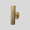 38.1 Cm Mid-Century Modern Brass Wall Sconces Italian Cylinder Vanity Lights Pair Decorative Item