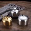 Large Capacity Kitchen Condiment Container Stainless Steel Sugar Bowl Spices Jar  Kitchen