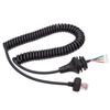 Replacement DIY Handheld Microphone Extension Cable for ICOM Radio Microphone 8-Pin HM-152 Walkie-Talkie