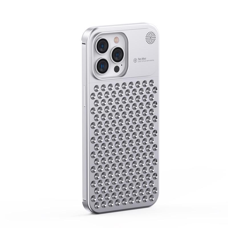 Универсальный металлический чехол-ароматерапия для iPhone 13-15 Pro Max