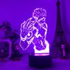 Светодиодный светильник Jujutsu Kaisen Ryomen Sukuna, акриловая фигурка для декора спальни, USB-сенсор, ночник, подарок на день рождения, аниме-лампа