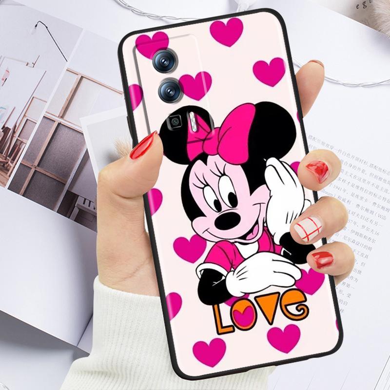 Розовый Минни Маус для Xiaomi Redmi 9A 9C 9AT 10C 9 9T 10 12C 13C 8 12 K60 A1 K50 K40 5G черный чехол для телефона Funda