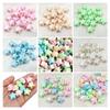 DIY Three-dimensional Necklace Earrings Making Five-pointed Star Beads 10pcs Acrylic Jewelry Gradient Light Beaded Materials Fashion Accessories