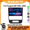 Android 14 For Peugeot 406 1995 - 2005 Head Unit QLED 5G WIFI Car Radio Multimedia Video Player Navigation GPS No 2din DVD