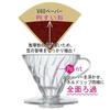HARIO V60 Прозрачная капельница 02 Керамическая белая для чашек Кофейная ручная капельница Сделано в Японии 1~4 VDCR-02-W