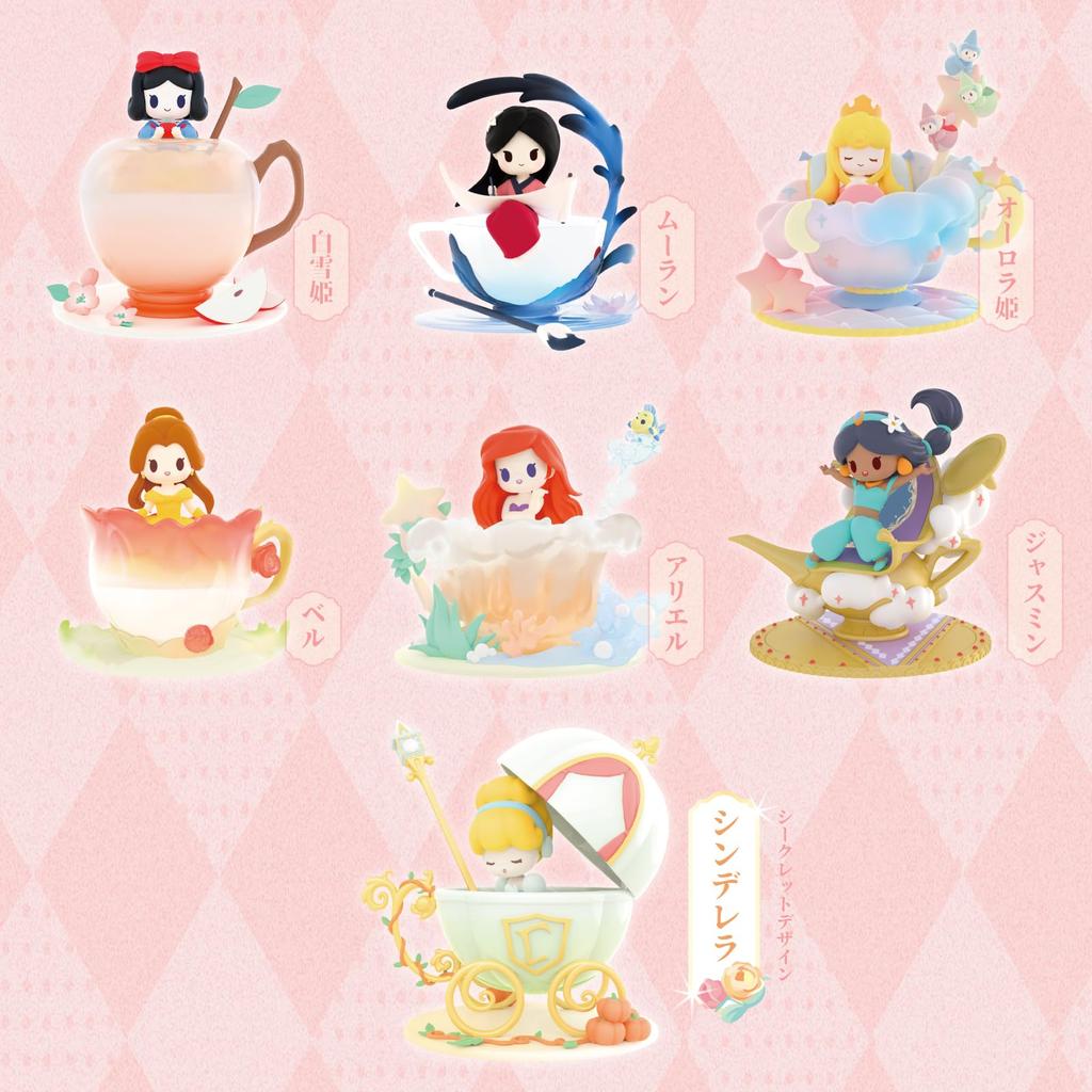 52TOYS ПРИНЦЕССЫ ДИСНЕЯ Sweeties Фигурки для обмена в закрытых коробках Коллекционные фигурки Раскрашенные Гашапон Украшение для рабочего стола Кукла Игрушки Идеальный подарок для Диснея