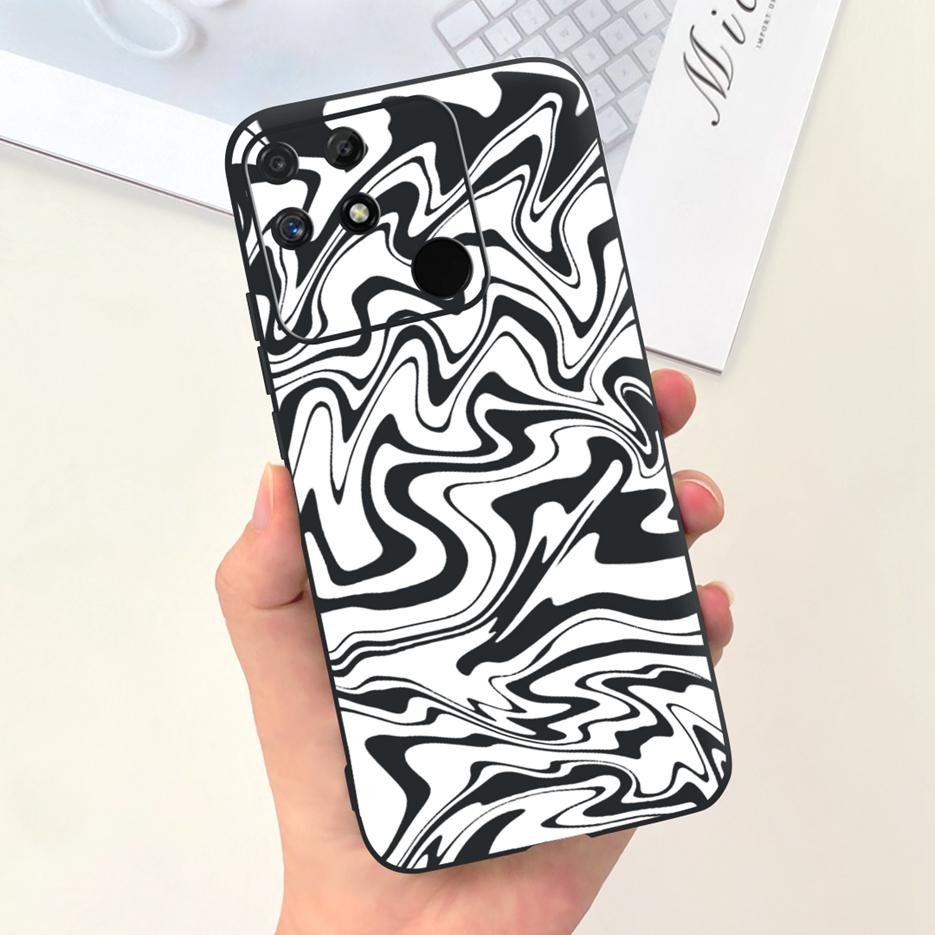 Чехол для Realme Narzo 50A RMX3430 Милый мультяшный чехол Мягкий силиконовый чехол для телефона Для Realme Narzo 50i Narzo50A Prime Fundas Coque