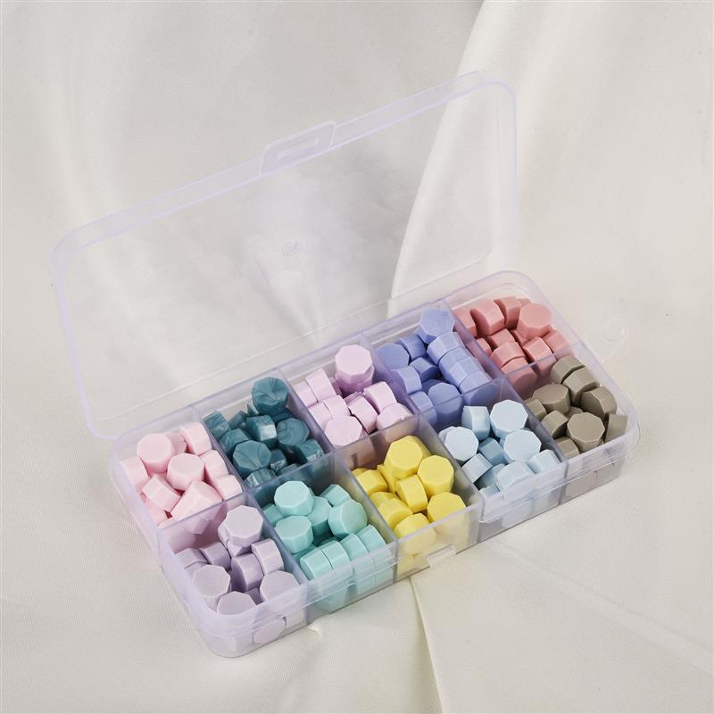 Коробка с лаковым сургучом, древняя восьмиугольная краска, сургуч, набор, бусины, самодельные поделки, приглашение, конверт, свадебная сургучная печать