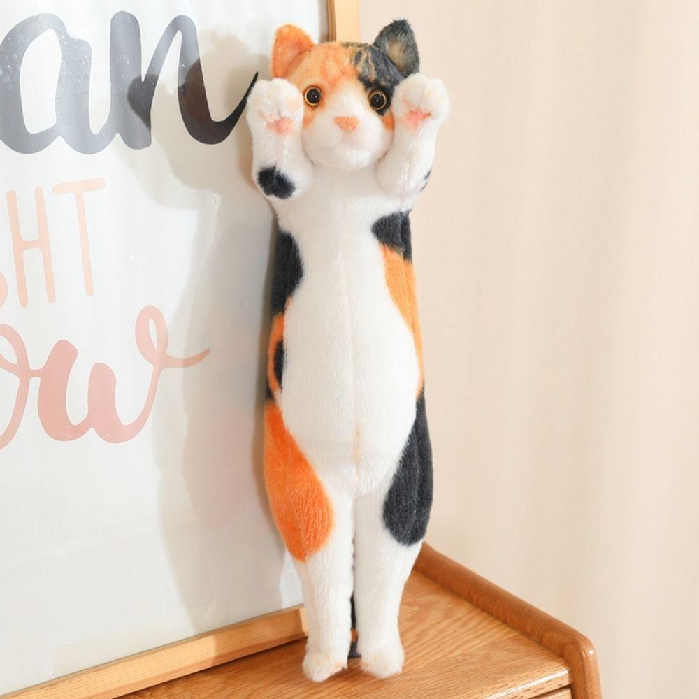 PP Cotton Stuffed Cat Plush Doll Stuffed Animal Jumpping Kitten Plush Children Girl