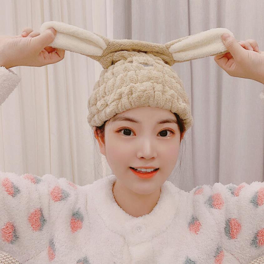 Полотенце для волос из микрофибры для женщин, супервпитывающий быстросохнущий тюрбан для волос для сушки вьющихся длинных густых волос, шапка, обернутое полотенцем