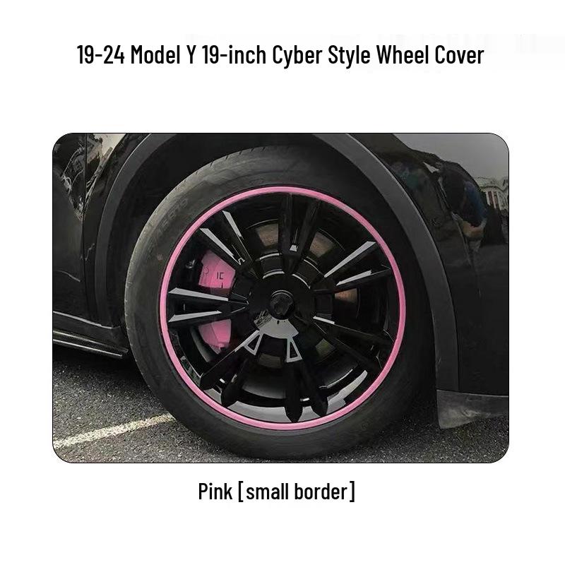19-24 Tesla Model Y Cybertruck Style 19-inch Wheel Covers: Full Coverage, Anti-Scratch Decor.