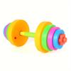 A Set of Dumbbells for Exercise Equipment, Featuring Removable Wheels for Adjustable Weight, Filled with Water It Weighs About 3.58KG, Christmas Gift