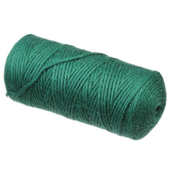 Yousheng 100 м/рулон 2 мм джутовый шпагат 3-слойный натуральный разрезаемый подарочная упаковка упаковка DIY ремесла проект подвесная бирка украшение пеньковая веревка