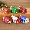 6/12/24Pcs Christmas Candy Gift Box Mailbox Shaped Cookie Snack Packing Box Bag 2024 Xmas Navidad Noel Home Decor 2025 New Year