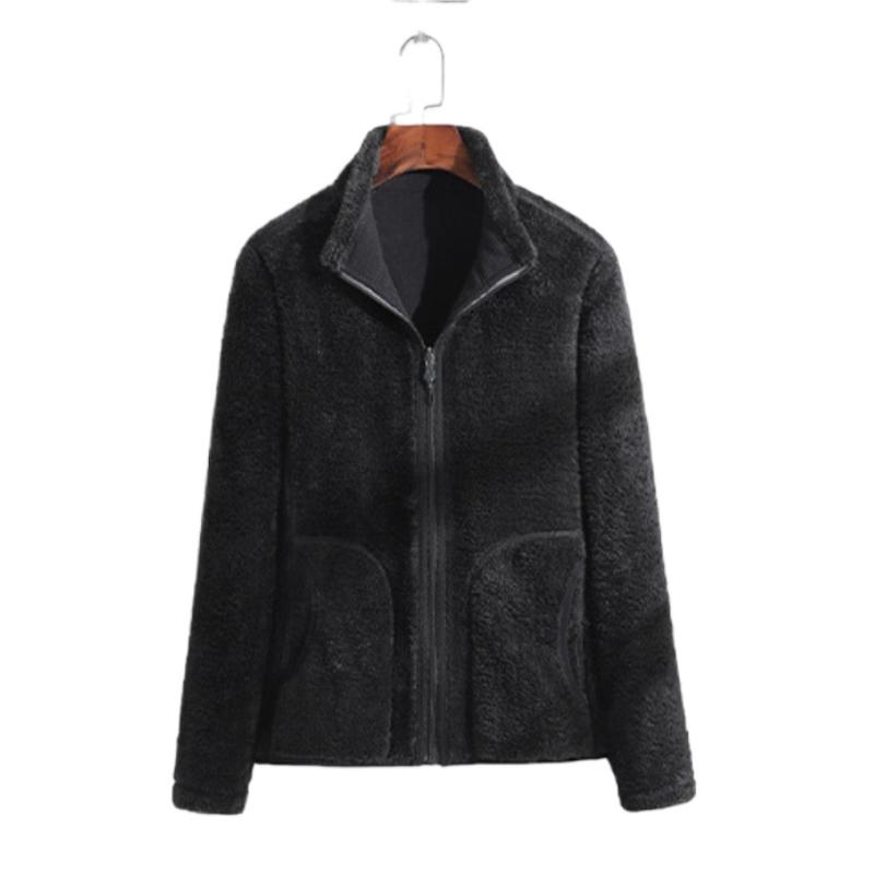 Осенне-зимняя двухсторонняя флисовая флисовая мужская куртка Plus Velvet Thickened Fleece Jacket