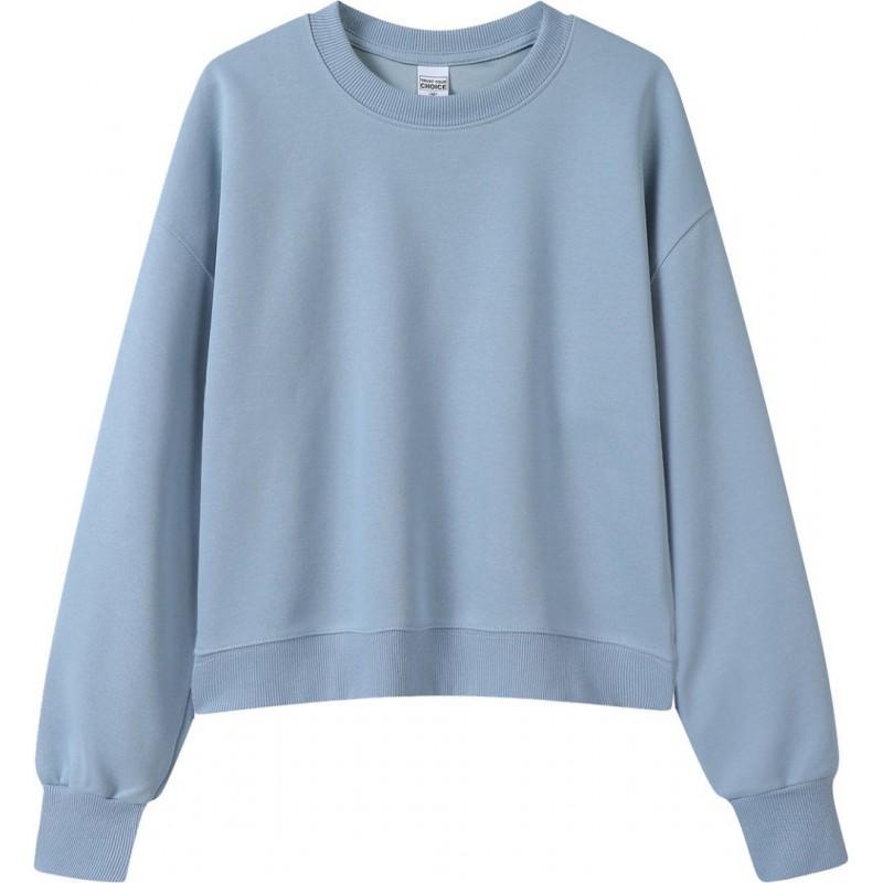 Womens Oversized Hooded Zip-Up Sweatshirt Lightweight Cotton Blend Casual Top