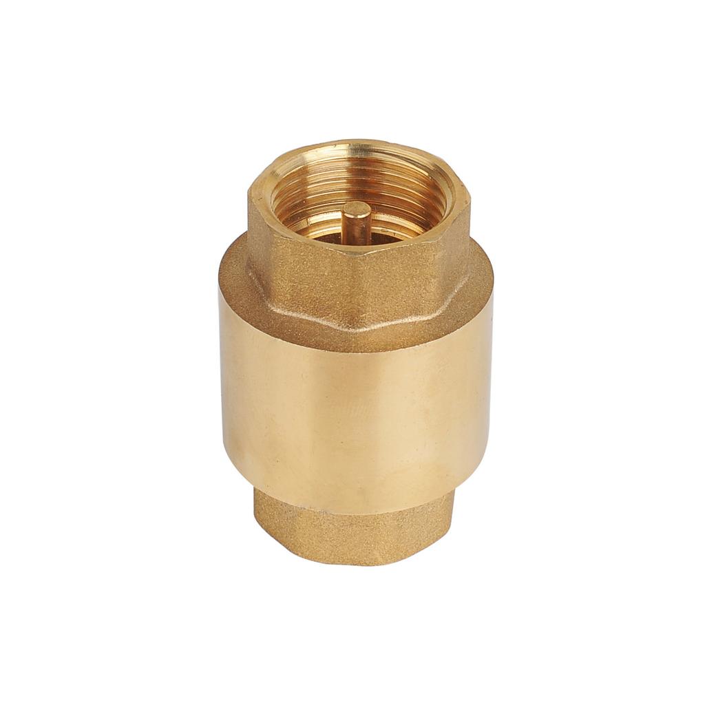 Brass Thread In-Line Spring Check Valve DN20/DN15 Single Way Connector Water Non Return Valve Plumbing Fitting Accessory