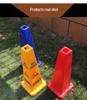 Thickened No Parking Warning Sign with Traffic Cone
