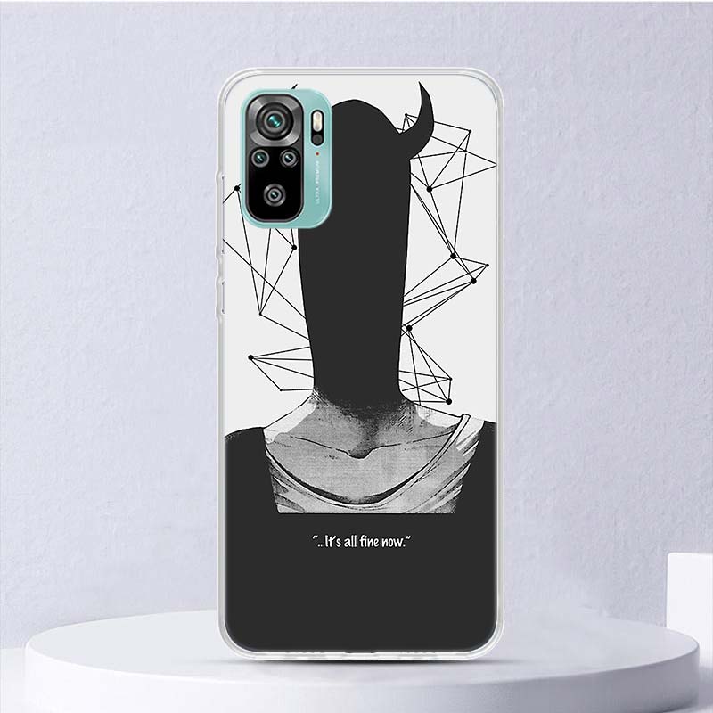 Мягкий чехол Oyasumi Punpun для Xiaomi Redmi Note 14 13 12S 11S 10S 12 Pro Plus Чехол для телефона 11 10 11E 11T Note14 Оболочка Coque Note1