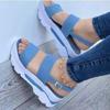 Fashion Women's Sandals Lightweight Heels Sandals For Summer Shoes Women Low Heels Platform Sandals Elegant Woman Heeled Shoes Female
