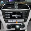 Airspeed для Mercedes Benz C Class W204 Аксессуары 2010-2013 Карбоновый салон автомобиля Центральная консоль Панель Крышка Отделка