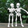 Хэллоуин Скелет Фигурка Подвижные Сочленения Человеческая Модель Скелет Статуя Скульптуры Домашний Офис Настольное Украшение Орнамент