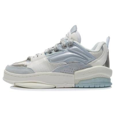 Li Ning We Wo светоотражающие повседневные износостойкие легкие нескользящие низкие кроссовки для скейтбординга женские кроссовки цвета берлинской синевы AGCR272-4