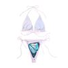 Women's Split Printed Sexy Bikini Fashion With Chest Pad No Steel Bra Swimsuit
