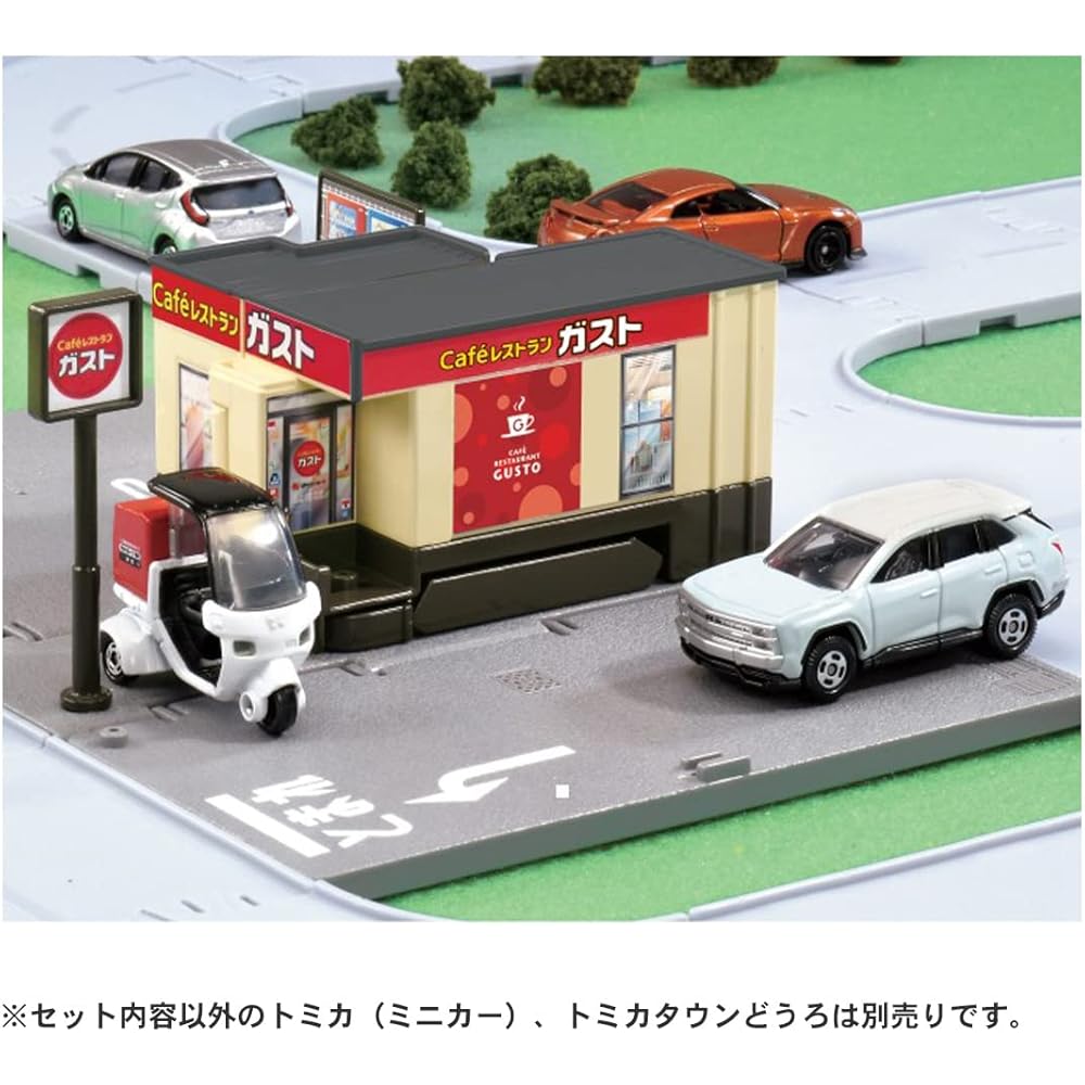 TAKARA TOMY Подарок Tomica Город Tomica Кафе-Ресторан Мини-Машинка Игрушка для Детей от 3 лет