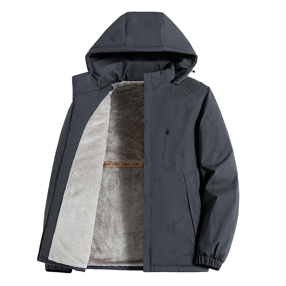 Ветрозащитная и водонепроницаемая одежда для альпинизма, мужское пальто, хлопковая куртка, мужской флис