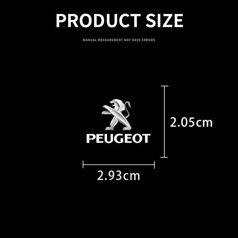 2026 Hot Car Sticker Fashion New Car Styling Interior Sticker Badge Car Decoration Accessories For Peugeot 206 208 306 307 308 4