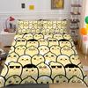 Cartoon Cute Animals Duvet Cover Colorful Lovely Comic Duck Polyester  for Kids Boy Girls for Bedroom Decoration Queen King Size