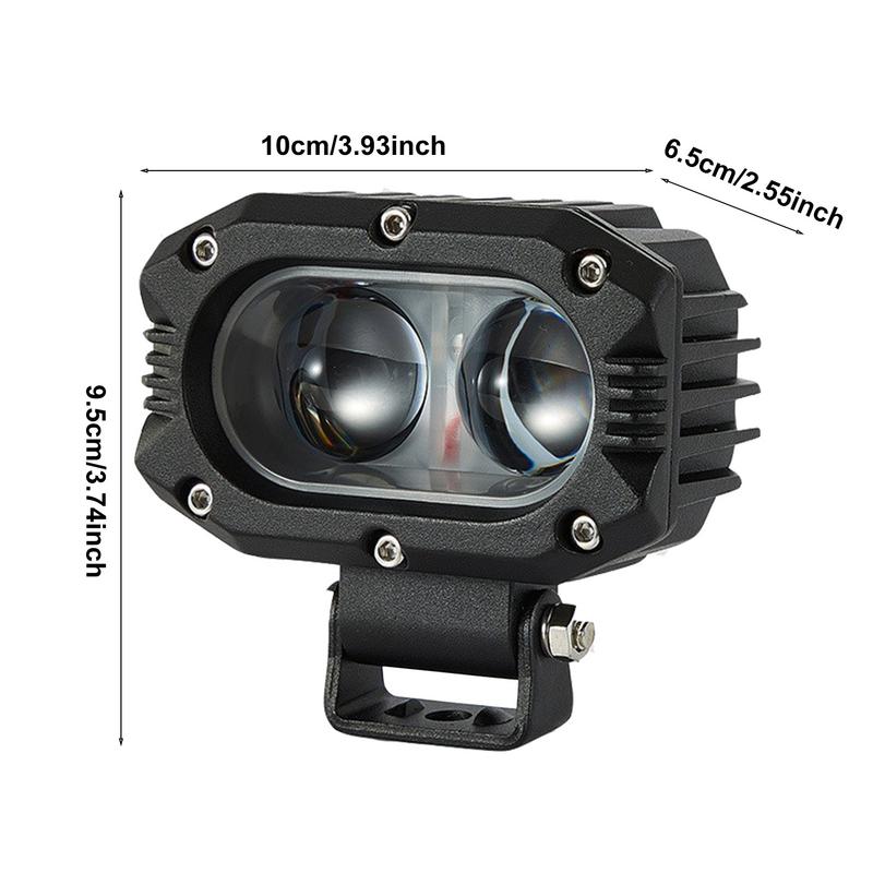 Противотуманные фары для мотоцикла, регулируемые водонепроницаемые светодиодные вспомогательные фары, высокоинтенсивные вспомогательные фары для мотоцикла для ночной езды