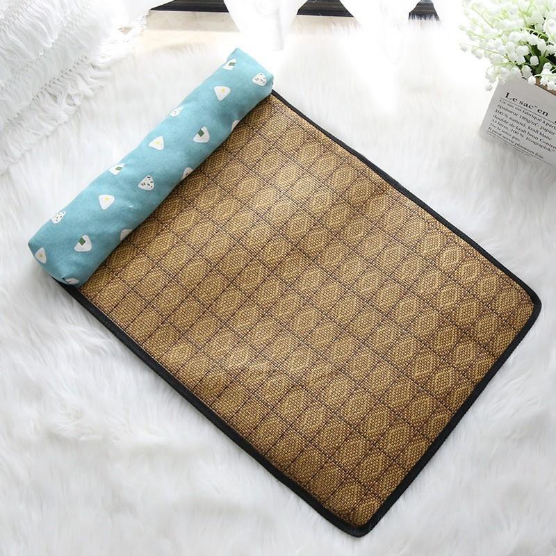 Коврик для охлаждения кошек, летний коврик для самоохлаждения питомцев, коврик для кошачьей лежанки для собак, коврик из ротангового плетения для помещений, спальная кошачья лежанка