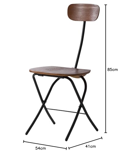 AZUMAYA Folding Chair PC-21BK