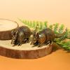 1 шт. Настольное украшение Антикварная крыса опоссум Латунные фигурки Винтажные металлические животные Аксессуары для украшения дома и рабочего стола