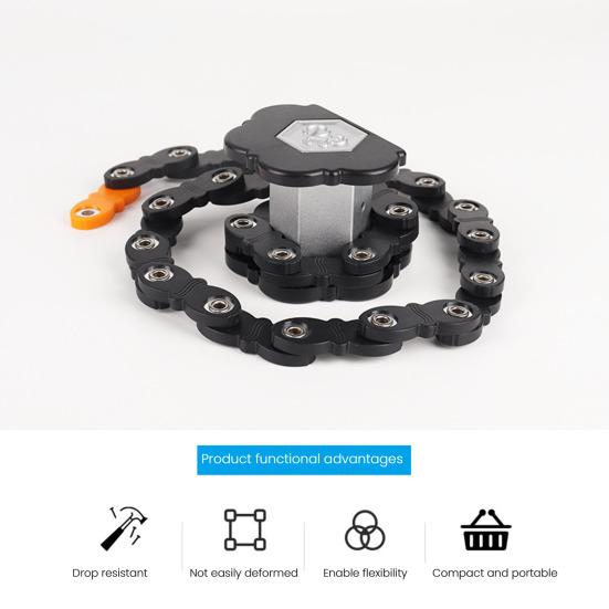 Велосипедный замок с 2 ключами Сверхпрочный Водонепроницаемый Универсальный MTB Дорожный Горный Велосипед Противоугонный Замок Безопасности Велосипед Мотоцикл Скутер Аксессуары