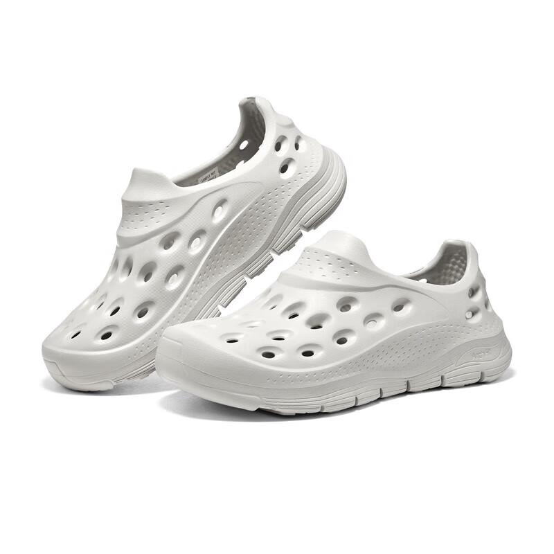 Skechers Мужские легкие сандалии-шлепанцы с верхом из материала 'shell bubble' 243240