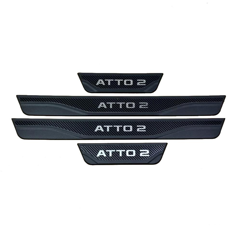 For BYD ATTO 2 2025 2026 Door Sill Plate Cover Protective Car Accessories Styling Auto Threshold Pedal Trim Interior Stickers