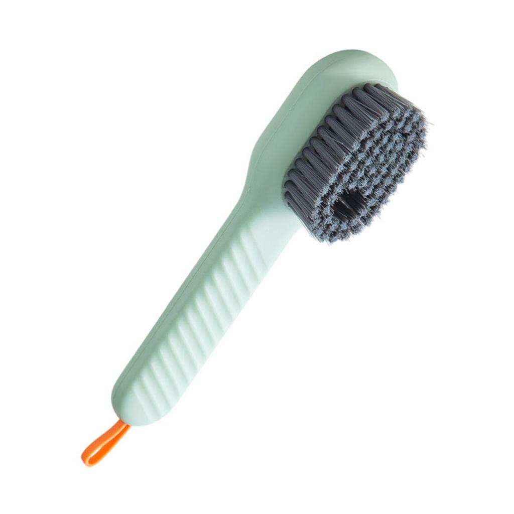 Shoe Cleaning Brush Long Handle Scrub Brush with Soap Dispenser Multifunctional Brush for Bathroom