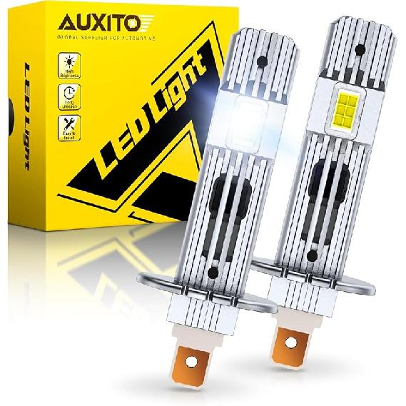 Светодиодные лампы AUXITO H11B, на 600% ярче, сверхъяркие, подключи и играй, долгий срок службы, без мерцания, 98% совместимость, 2 шт.