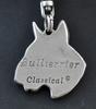 Bull Terrier, Bully III - Dog necklace in gift box, silver-plated locket for dog fan, striking pendant by Art-Dog brand