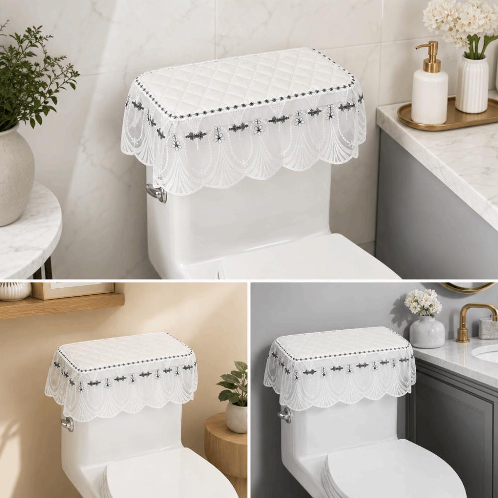 Court Style Toilet Water Tank Cover Vintage Toilet Closestool Cover Toilet Cover  Home