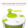 Newest Hot Wash And Spin - Dry Salad Spinner, Large Dryer, New Bowls, Green Vegetable Dehydrator