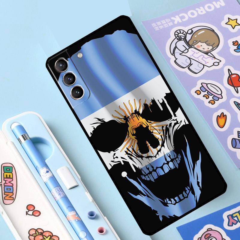 Чехол с аргентинским флагом для Samsung Galaxy S23 S21 FE S20 FE S22 Plus Note 20 Ultra Note 10 S8 S9 S10 Plus