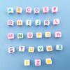 100 Pcs/lot Acrylic Beads Letter Bead Jewelry Finding For DIY Necklace Bracelet 6mm Fashion Wholesale High-quality New